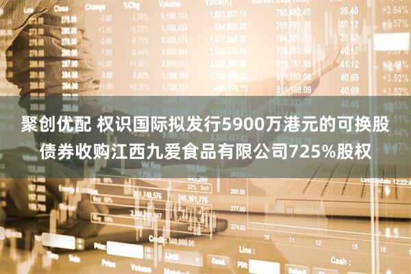 聚创优配 权识国际拟发行5900万港元的可换股债券收购江西九爱食品有限公司725%股权